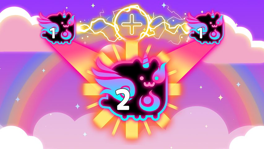 Screenshot 3: Cat Heroes - Merge Defense