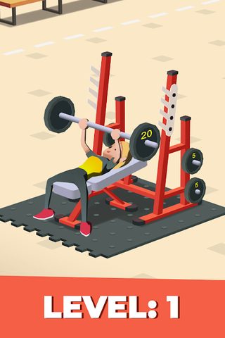 Screenshot 1: Idle Fitness Gym Tycoon - Game