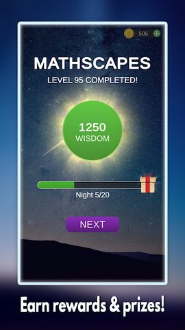 Screenshot 3: Mathscapes: Fun Math Puzzles