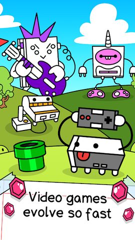 Screenshot 1: Video Game Evolution: Merge it
