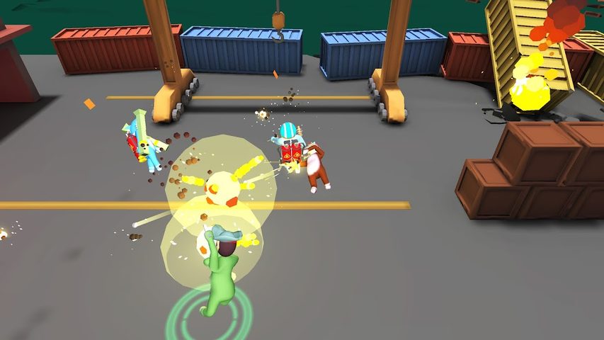 Screenshot 3: Noodleman Party: Online Multiplayer Fight Games