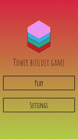 Screenshot 1: Tower builder game
