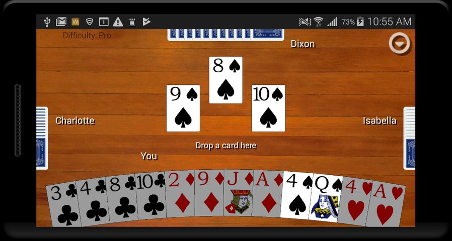 Screenshot 3: Hearts Card Classic