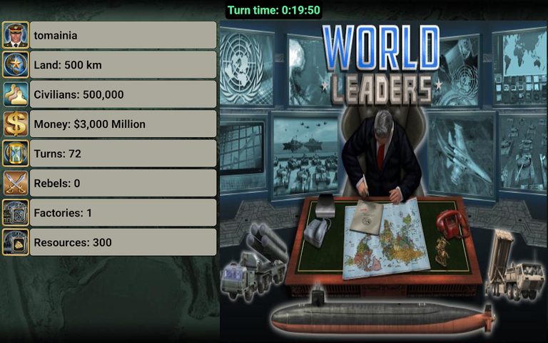 Screenshot 18: World Leaders Online: Turn-Based Strategy MMO Game