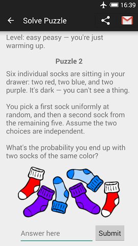 Screenshot 10: Probability Math Puzzles