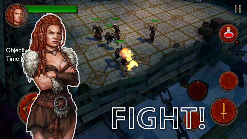 Screenshot 1: Ancient Rivals: Dungeon RPG