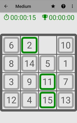 Screenshot 1: 15-Puzzle Game
