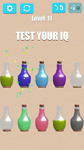 Screenshot 3: Water Sort: Liquid Puzzle 3D