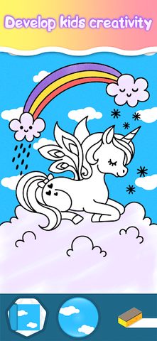 Screenshot 2: Princess coloring book pages