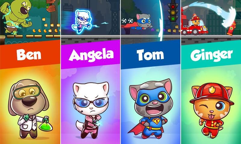 Screenshot 4: Talking Tom Candy Run