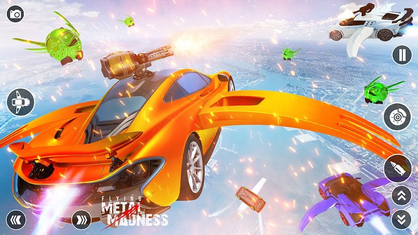 Screenshot 10: Flying Car Robot Shooting Game