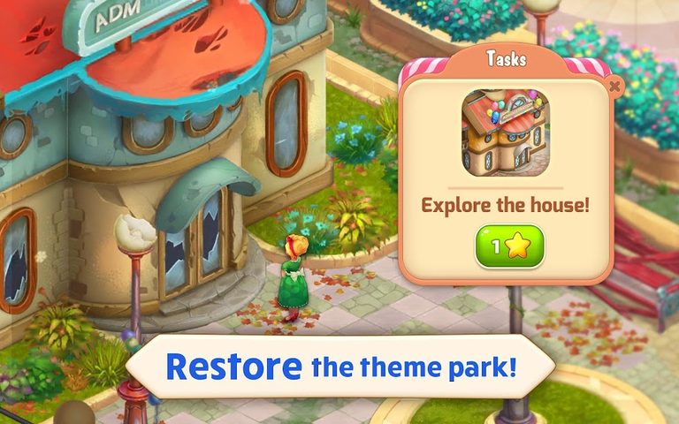Screenshot 6: Matchland - Build your Theme Park