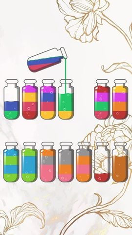 Screenshot 4: Soda Sort: Water Color Puzzle