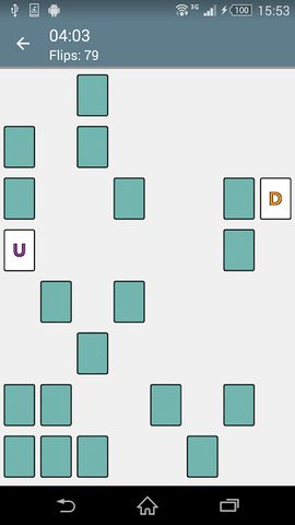 Screenshot 6: Concentration (Matching Pairs)