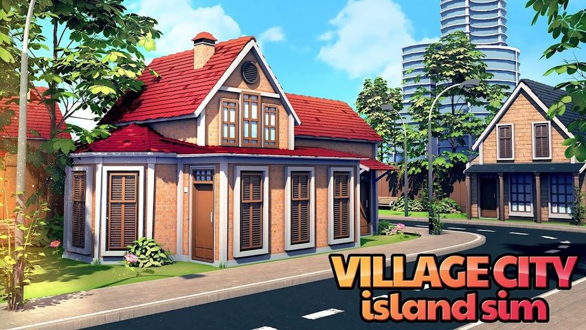 Screenshot 1: Village Island City Simulation