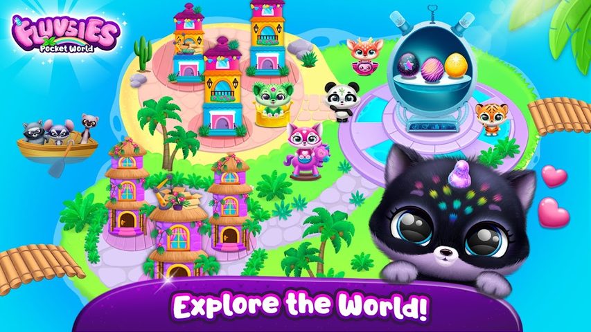 Screenshot 3: Fluvsies Pocket World - Pet Rescue & Care Story