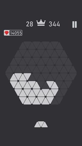 Screenshot 1: Trigon : Triangle Block Puzzle Game