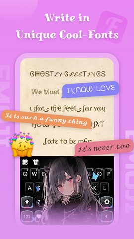 Screenshot 13: Emoji keyboard - Themes, Fonts