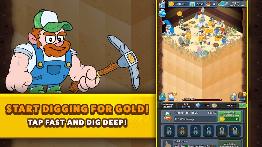 Screenshot 6: Tap Tap Dig 2: Idle Mine Sim