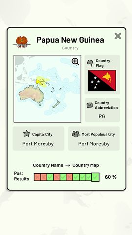 Screenshot 5: Countries of Oceania Quiz