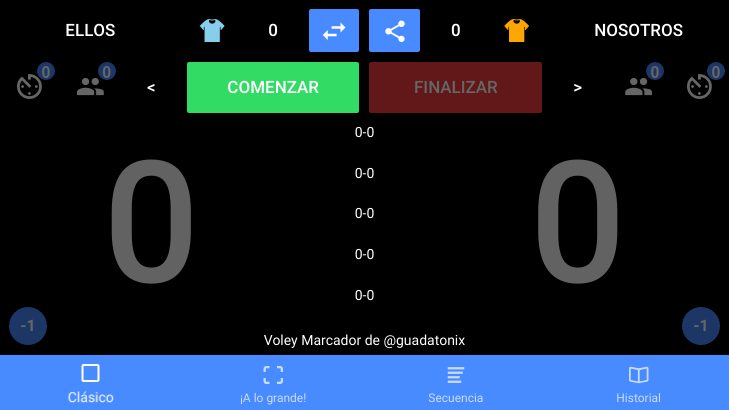 Screenshot 4: Voley Marcador