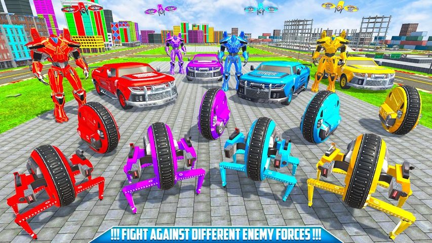 Screenshot 8: Spider Wheel Robot War Game