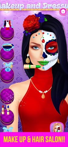 Screenshot 1: Make Up & Hair Salon Makeover 4+
