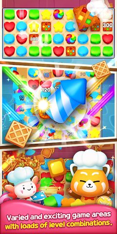 Screenshot 2: Sweet Cookie : Match3 puzzle in wonderland