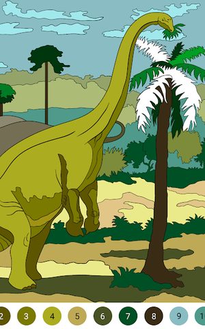 Screenshot 10: Dinosaur Coloring Book – Encyclopedia for Kids
