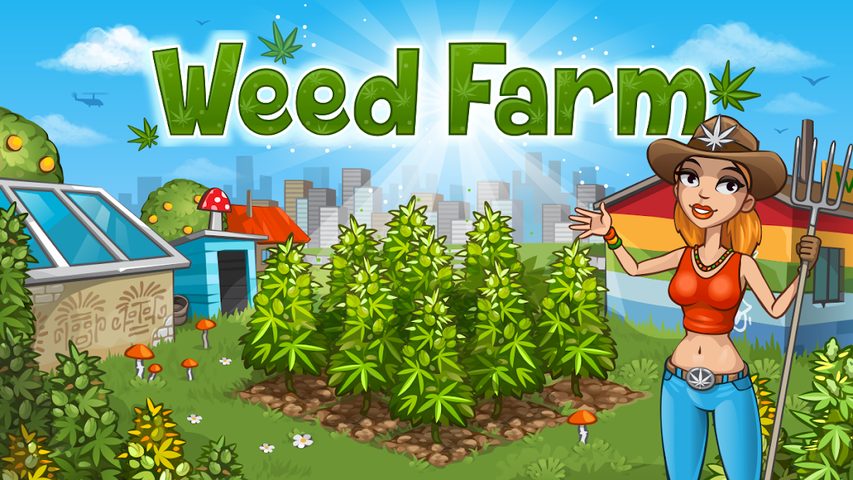 Screenshot 1: Weed Farm Tycoon: Ganja Paradise