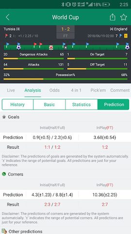 Screenshot 3: ScoreBing: Football Predictions, Bet Tips & Scores