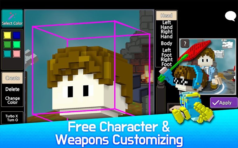 Screenshot 1: Hero Craft : Weapon, Character Skin Craft RPG