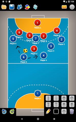Screenshot 5: Coach Tactic Board: Handball