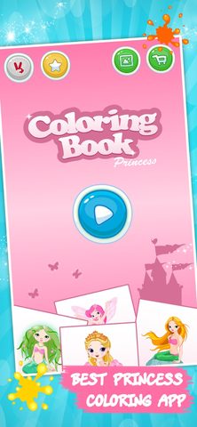 Screenshot 4: Best colouring book - Princess 4+