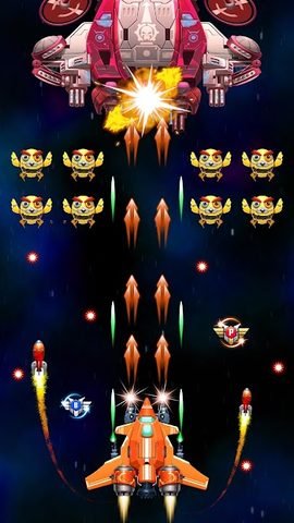 Screenshot 2: Galaxy Attack Invaders : Alien Chicken Shooter