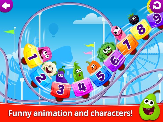 Screenshot 15: Funny Food 123! Kids Number Games for Toddlers