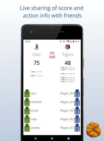 Screenshot 19: Statastic Basketball - record.analyze.improve