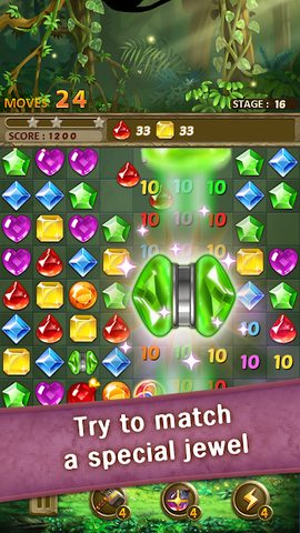 Screenshot 3: Jewels Jungle : Match 3 Puzzle