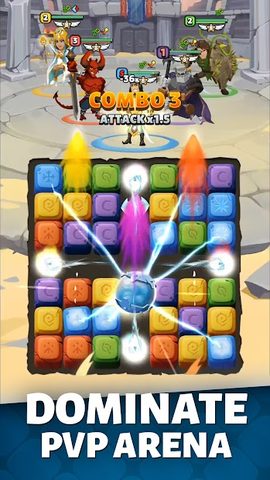 Screenshot 2: Fable Wars: Epic Puzzle RPG