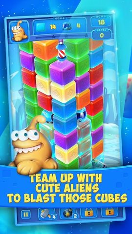 Screenshot 1: Alien Rescue: Match 3 blast