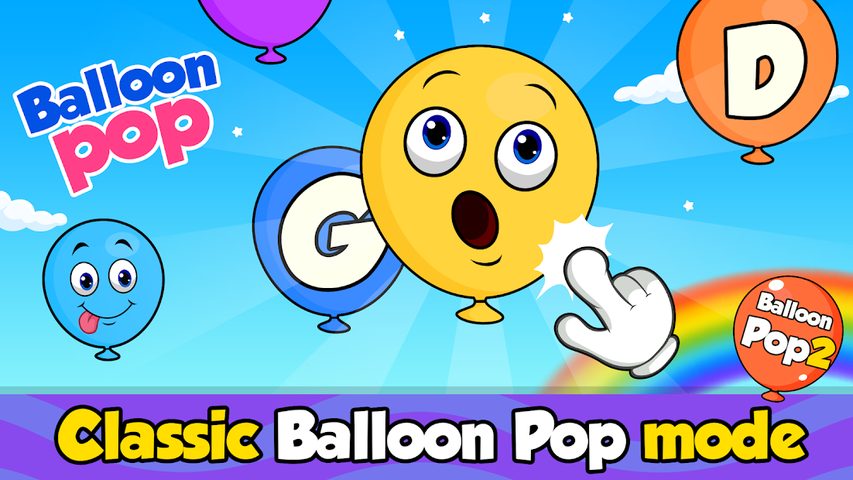 Screenshot 4: Balloon Pop Kids Learning Game