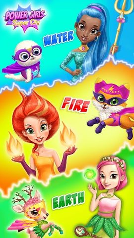 Screenshot 2: Power Girls Super City - Superhero Salon & Pets