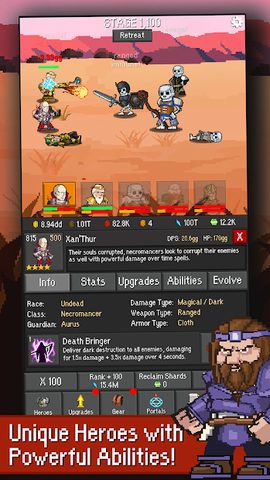Screenshot 2: Idle Guardians: Offline Idle RPG Games