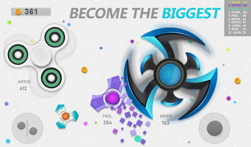 Screenshot 3: Realtime Fidget Spinner Games