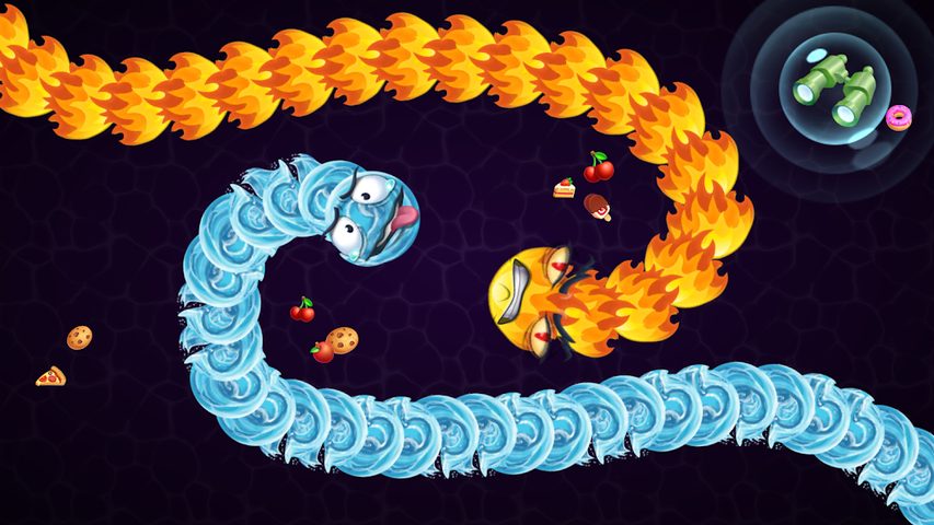 Screenshot 7: Snake vs Worms: Fun .io Zone