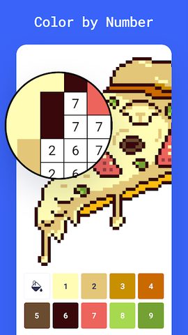 Screenshot 4: Color by number - 8bit pixel art