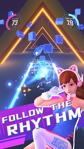 Screenshot 1: Beat Dash - Slash and Dance
