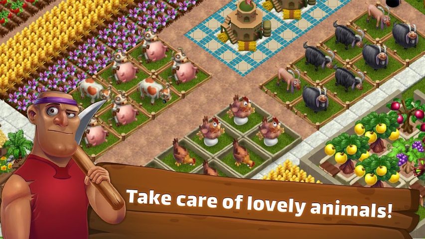 Screenshot 4: SunCity: City Builder, Farming game like Cityville