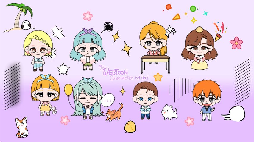 Screenshot 8: K-Pop Webtoon Character Mini