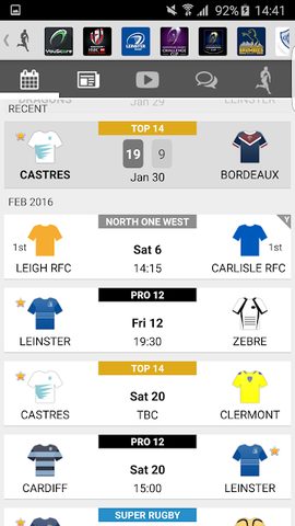 Screenshot 1: Ultimate Rugby